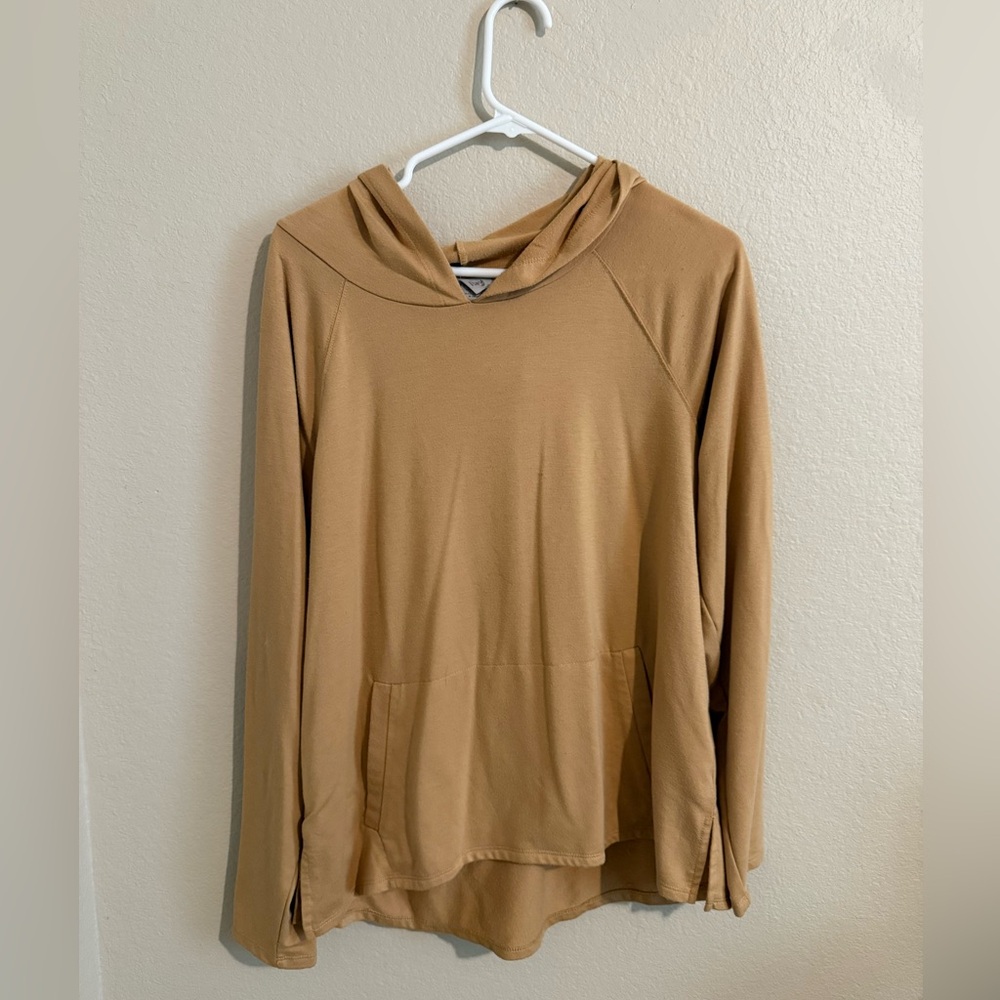 Tan/Mustard Hooded Sweatshirt